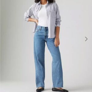 Classic Blue baggy dad jeans